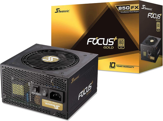 SEASONIC SSR-850FX FOCUS PLUS 850 WATTS 80+ GOLD FULLY MODULAR | 12 MONTHS WARRANTY | POWER SUPPLY