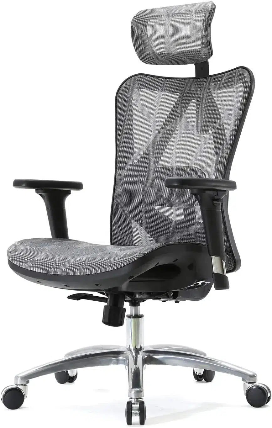 SIHOO M18 031 GREY ERGONOMIC OFFICE CHAIR-CHAIR-Makotek Computers