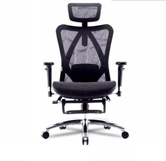 SIHOO M57B B101 BLACK ERGONOMIC OFFICE (WITH FOOT REST) CHAIR-CHAIR-Makotek Computers