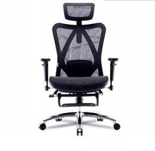Load image into Gallery viewer, SIHOO M57B B101 BLACK ERGONOMIC OFFICE (WITH FOOT REST) CHAIR-CHAIR-Makotek Computers
