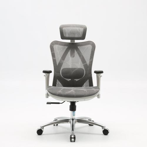 SIHOO M57B B102 WHITE ERGONOMIC OFFICE (WITH FOOT REST) CHAIR-CHAIR-Makotek Computers