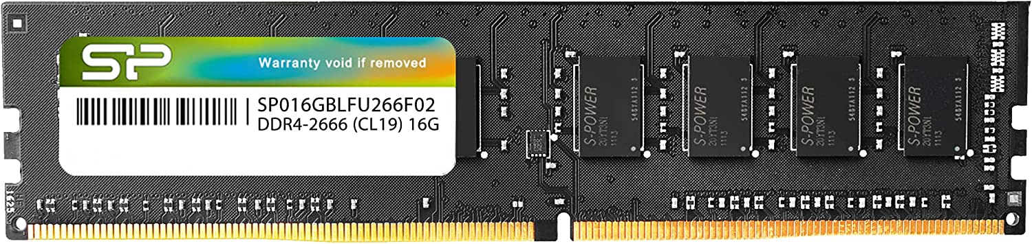 SILICON POWER 16GB DDR4-2666 CL19 UDIMM MEMORY-MEMORY-Makotek Computers