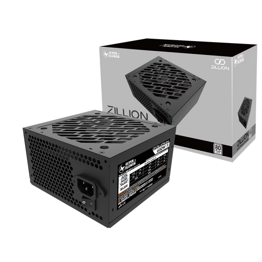 SUPERFLOWER SF-650Z12DW ZILLION DW 650W | 80PLUS WHITE | NON-MODULAR | WITH BLACK FLAT CABLES 12 MONTHS WARRANTY POWER SUPPLY UNITS