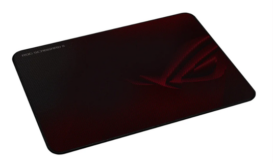 ASUS NC11 ROG SCABBARD II | RED | MEDIUM | WATER / OIL AND DUST REPELLENT GAMING MOUSEPAD | ANTI-FRAY | FLAT-STITCHED EDGES | NONSLIP RUBBER BASE | 6 MONTHS WARRANTY MOUSEPAD