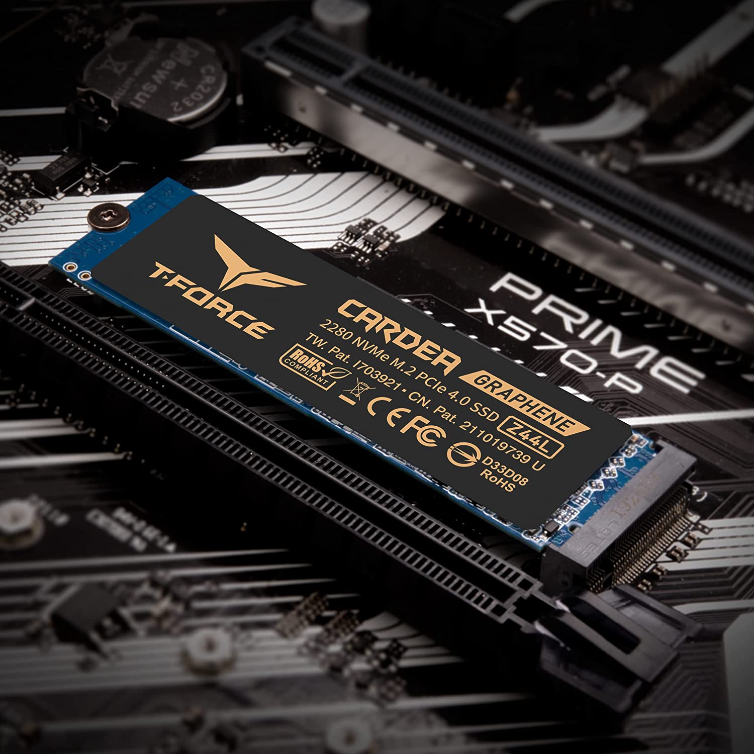 TEAMGROUP CARDEA Z44L 1TB M.2 PCIE GEN4x4 NVME 1.4 SSD-SSD-Makotek Computers