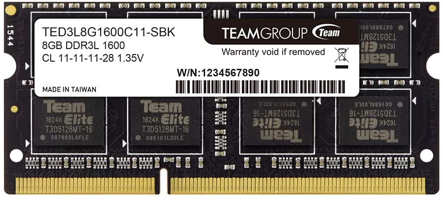 TEAMGROUP ELITE 8GB DDR3 1600MHZ 1.35V SODIMM MEMORY-MEMORY-Makotek Computers