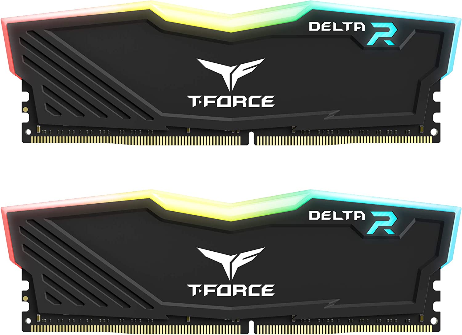 TEAMGROUP T-FORCE DELTA RGB DDR4 3600MHZ 16GB (8x2) BLACK MEMORY CARD-MEMORY-Makotek Computers