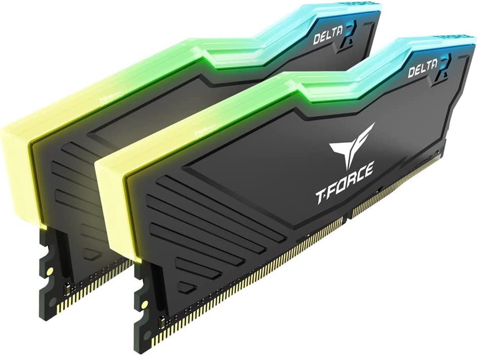 メモリ TEAM T-FORCE DELTA 32GB DDR4 3200MHz TEAMGROUP Team T-Force Delta RGB DDR4 Gaming Memory, 2 x 8