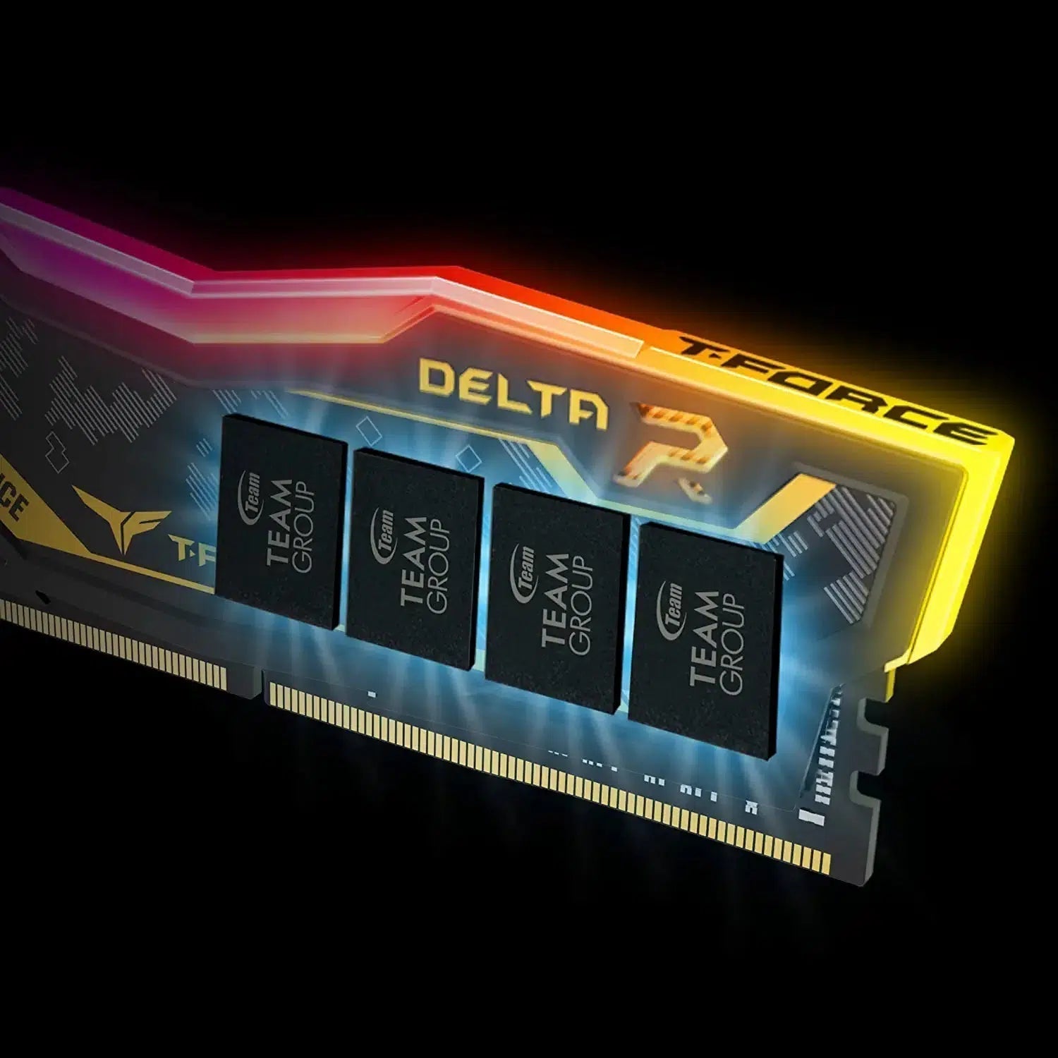 TEAMGROUP T-FORCE DELTA TUF GAMING RGB DDR4 3200 CL16 16GB(2x8GB) MEMORY-MEMORY-Makotek Computers