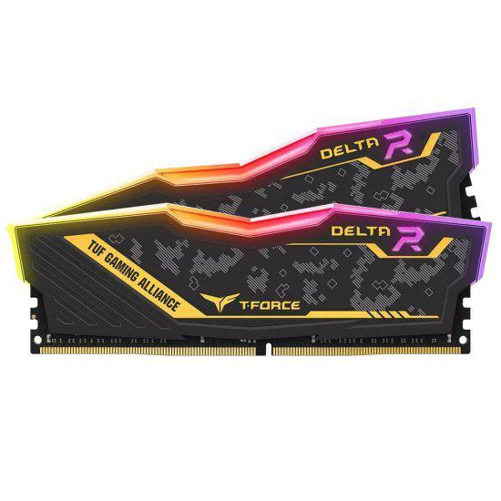 TEAMGROUP T-FORCE DELTA TUF GAMING RGB DDR4 3200 CL16 16GB(2x8GB) MEMORY-MEMORY-Makotek Computers