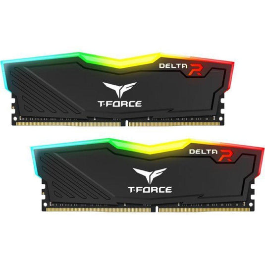 TEAMGROUP T-FORCE DELTA RGB DDR4 3200MHZ 16GB (8x2) BLACK MEMORY CARD-MEMORY-Makotek Computers