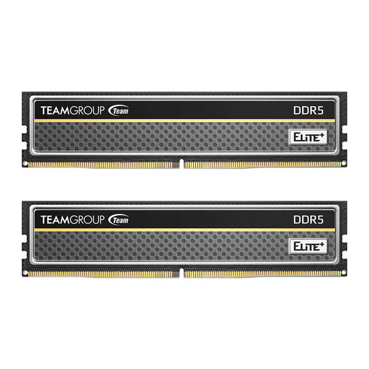 TEAMGROUP TPDB58G5200HC42BK5 TEAM ELITE PLUS U-DIMM MEMORY | DDR5 | 5600 MHZ | SINGLE | 16GB X1 |CL46 | SILVER | 12 MONTHS WARRANTY MEMORY