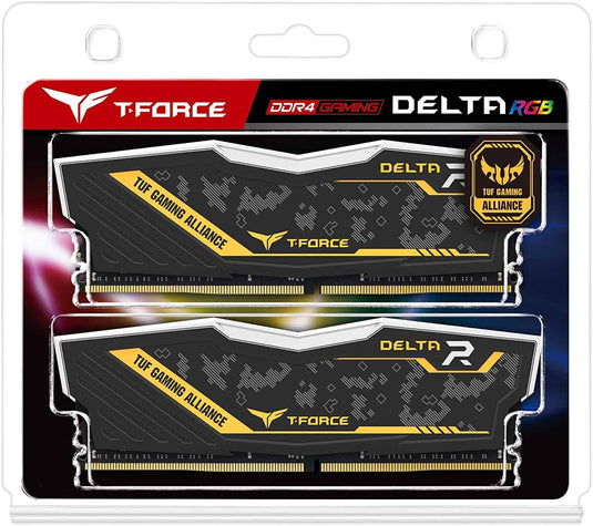 TEAMGROUP TUF GAMING ALLIANCE TF9D416G3600HC18JDC01 | RGB | DDR4 | 3600MHZ | CL18 | 16GB (2x8GB) | 12 MONTHS WARRANTY | DESKTOP MEMORY