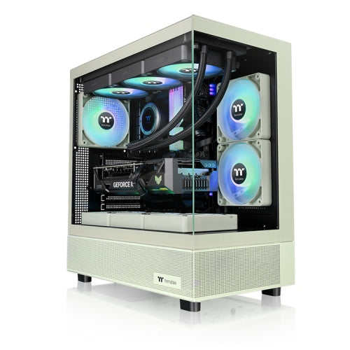 THERMALTAKE VIEW 270 TG ARGB MATCHA GREEN CA-1Y7-00MEWN-00 | 456 x 230 x 454 MM | TEMPERED GLASS x 2 | 12 MONTHS WARRANTY PC CASE