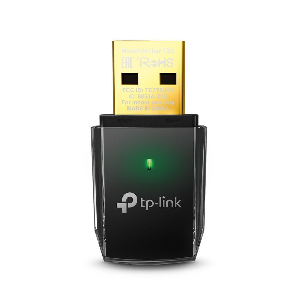 TP-LINK ARCHER T2U AC600 WIRELESS DUAL BAND USB ADAPTER-ADAPTER-Makotek Computers