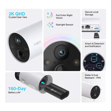 Load image into Gallery viewer, TP-LINK TAPO C420S1 SMART WIRE-FREE SECURITY CAMERA SYSTEM-CAMERA-Makotek Computers

