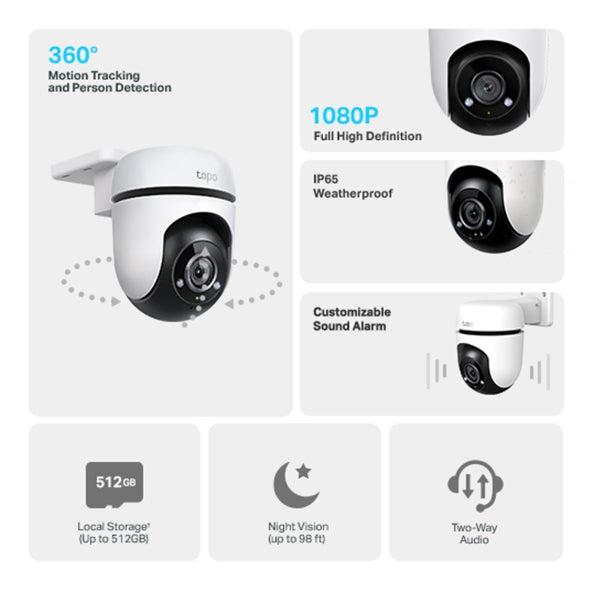 TP-LINK TAPO C500 OUTDOOR PAN/TILT SECURITY WI-FI CAMERA – Makotek