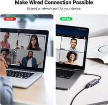 Load image into Gallery viewer, UGREEN CM199/50737 USB-C 3.1 GEN1 TO GIGABIT 10CM ETHERNET ADAPTER-ADAPTER-Makotek Computers
