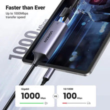Load image into Gallery viewer, UGREEN CM199/50737 USB-C 3.1 GEN1 TO GIGABIT 10CM ETHERNET ADAPTER-ADAPTER-Makotek Computers

