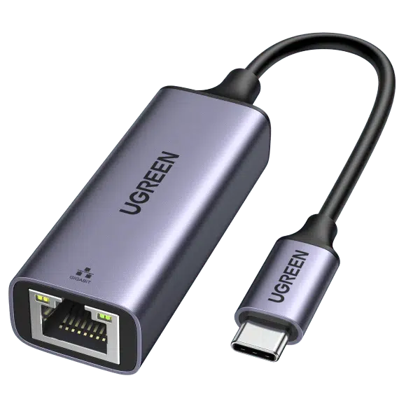 UGREEN CM199/50737 USB-C 3.1 GEN1 TO GIGABIT 10CM ETHERNET ADAPTER-ADAPTER-Makotek Computers