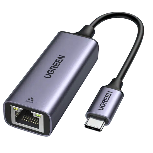 UGREEN CM199/50737 USB-C 3.1 GEN1 TO GIGABIT 10CM ETHERNET ADAPTER-ADAPTER-Makotek Computers