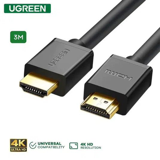 UGREEN HD104/10108 HDMI 2.0 (3M) MALE TO MALE CABLE-CABLE-Makotek Computers