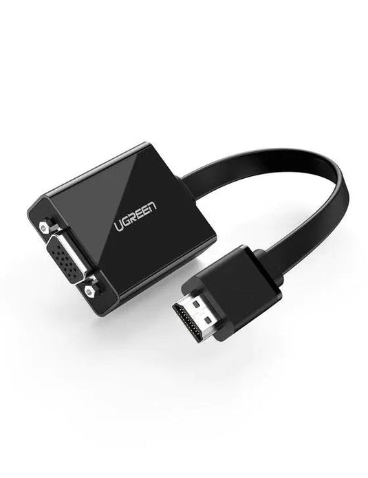 UGREEN MM103/40248 HDMI TO VGA+3.5MM AUDIO WITH POWER PORT ADAPTER-ADAPTER-Makotek Computers
