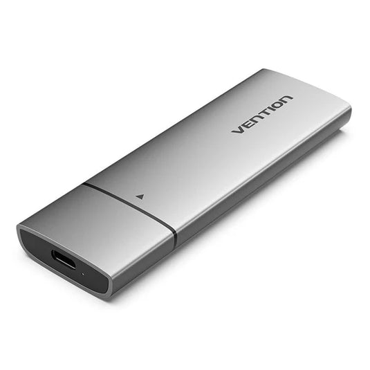 VENTION KPGH0 |  GRAY | SSD ENCLOSURE | USB 3.1 GEN2-C | NICKEL PLATED | H HARD DISK INTERFACE: M.2 NVME (M KEY) | HARD DISK PARAMETER: 2230/2242/2260/2280 |  10GBPS | 6 MONTHS WARRANTY ENCLOSURE