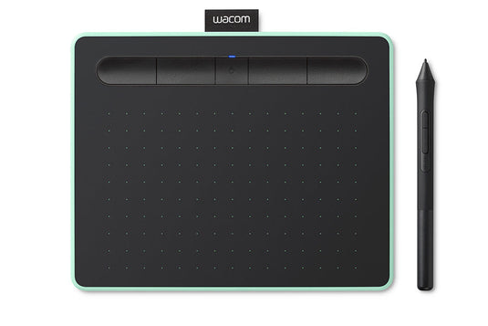 WACOM CTL-4100WL/E0-C GRN INTUOS | GREEN | WITH BLUETOOTH | ELECTRO MAGNETIC RESONANCE TECHNOLOGY | SMALL | PRESSURE SENSITIVITY | BATTERY FREE PEN | CREATIVE PEN DISPLAY TABLET