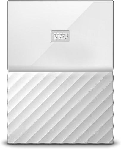 WESTERN DIGITAL 2TB MY PASSPORT WHITE PORTABLE EXTERNAL HARD DRIVE-Makotek Computers