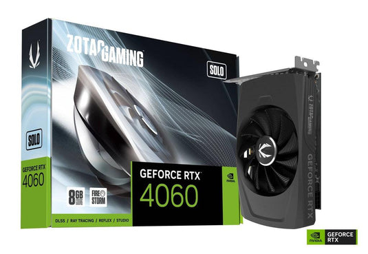 ZOTAC RTX 4060 SOLO 8GB GDDR6 GRAPHICS CARD-GRAPHICS CARD-Makotek Computers