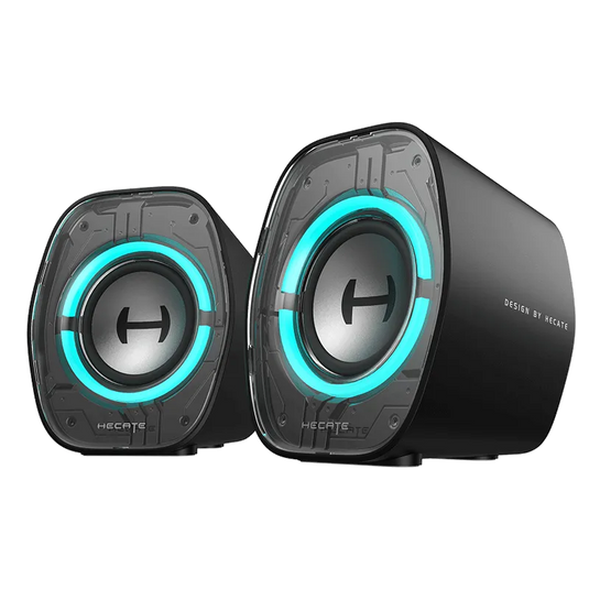 EDIFIER G1000 II | BLACK | 2.0 GAMING SPEAKERS | 4W RMS | 2.5" DRIVERS | BLUETOOTH 5.4 | AUX / USB-A / USB-C | RGB LIGHTING | 88HZ–19KHZ | 6 MONTHS WARRANTY SPEAKER |