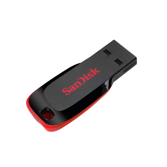SANDISK SDCZ50-032G-B35 | 32GB | CRUZER BLADE USB 2.0 FLASHDRIVE | RED/BLACK | 6 MONTHS WARRANTY FLASH DRIVE