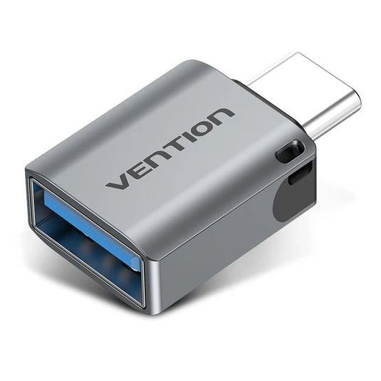 VENTION CDQH0 | GRAY | OTG USB C- USB A | USB 3.0 | CONNECTOR TYPE: USB-C MALE / USB-A FEMALE | TRANSMISSION RATE: 5GBPS | ALUMINUM ALLOY | 6 MONTHS WARRANTY OTHERS