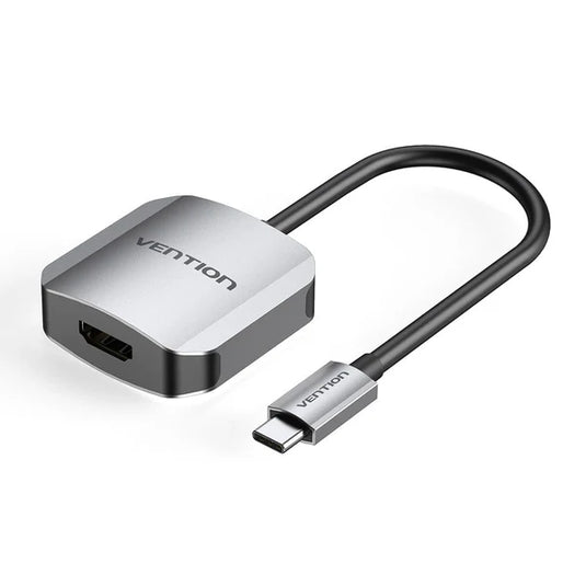 VENTION TDEHB | 0.15M | GRAY | USB-C DOCKING STATION| CONNECTOR TYPE: USB-C MALE TO HDMI A FEMALE | NICKEL-PLATED | 4K@30HZ | PURE COPPER |  6 MONTHS WARRANTY ADAPTER