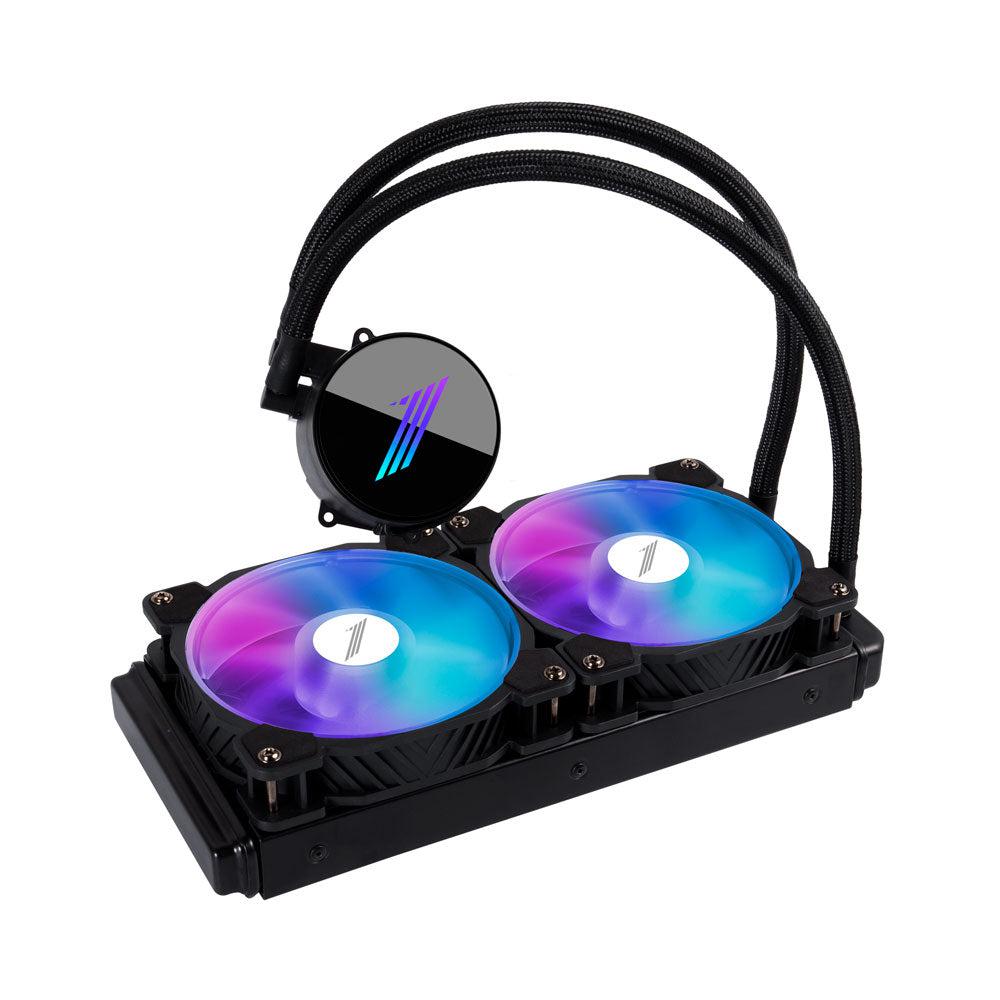 1STPLAYER THUNDERSTORM TS240 RGB AIO CPU LIQUID COOLER-Cooler-Makotek Computers