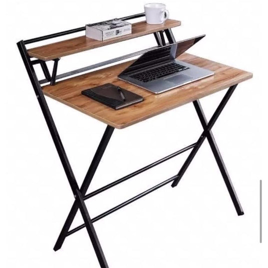 ACER ERGONOMIC FOLDING WORKSTATION DESK BLACK TABLE-Table-Makotek Computers