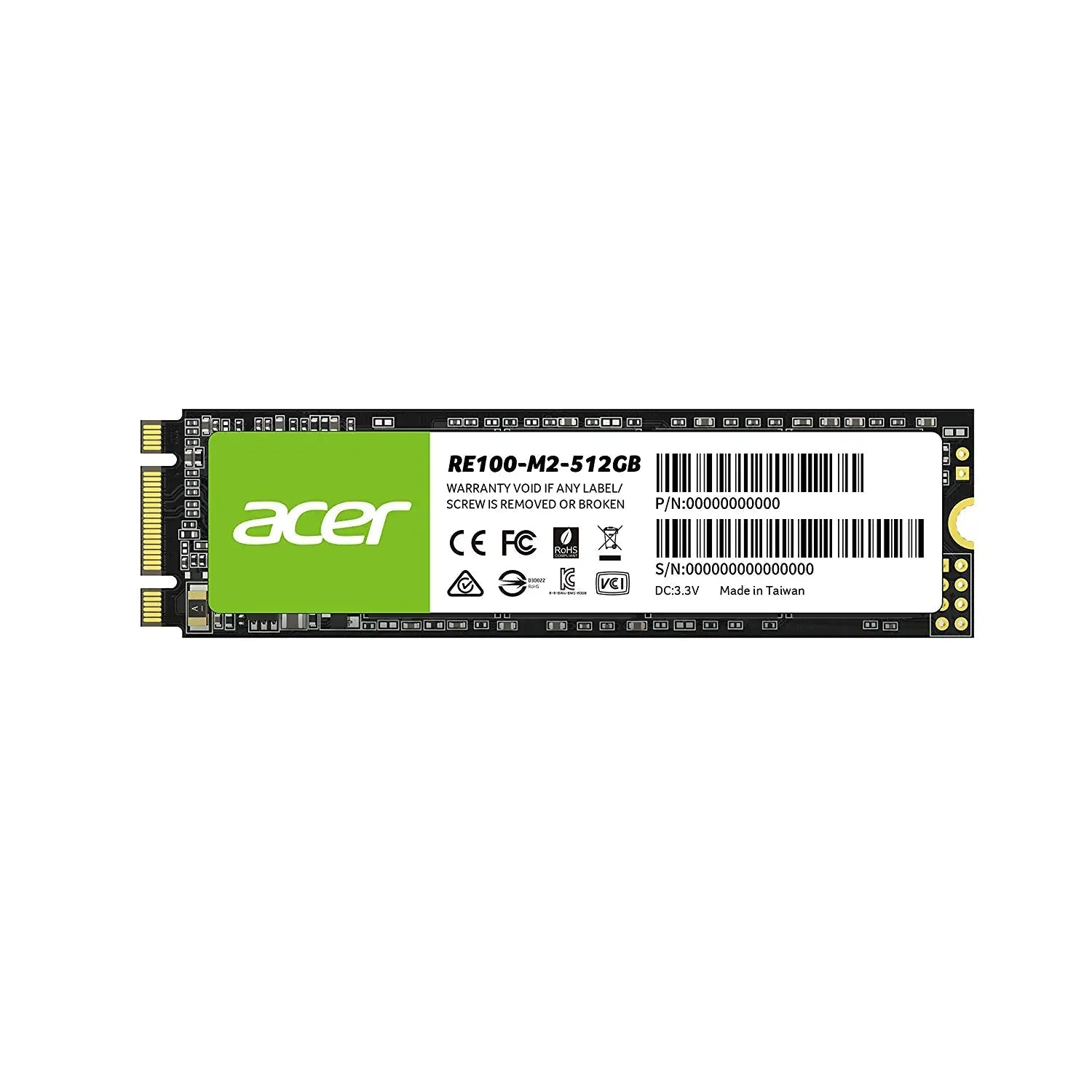 ACER RE100 512GB M.2 SATA SSD-SOLID STATE DRIVE-Makotek Computers