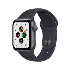 APPLE MKQ13ZP/A WATCH SE GPS 40MM SPACE GREY ALUMINUM CASE WITH MIDNIGHT SPORT BAND WATCH-WATCH-Makotek Computers