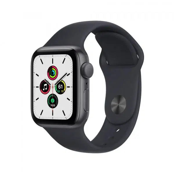 APPLE MKQ13ZP/A WATCH SE GPS 40MM SPACE GREY ALUMINUM CASE WITH MIDNIGHT SPORT BAND WATCH-WATCH-Makotek Computers
