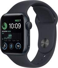 Load image into Gallery viewer, APPLE MNJT3ZP/A WATCH (2ND GEN) SE GPS 40MM MIDNIGHT ALUMINUM CASE WITH MIDNIGHT SPORT BAND WATCH-WATCH-Makotek Computers
