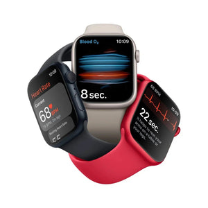 APPLE WATCH SERIES 8 GPS 41MM SILVER ALUMINUM CASE WITH WHITE SPORT BAND WATCH-WATCH-Makotek Computers