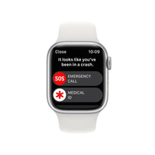 Load image into Gallery viewer, APPLE WATCH SERIES 8 GPS 41MM SILVER ALUMINUM CASE WITH WHITE SPORT BAND WATCH-WATCH-Makotek Computers
