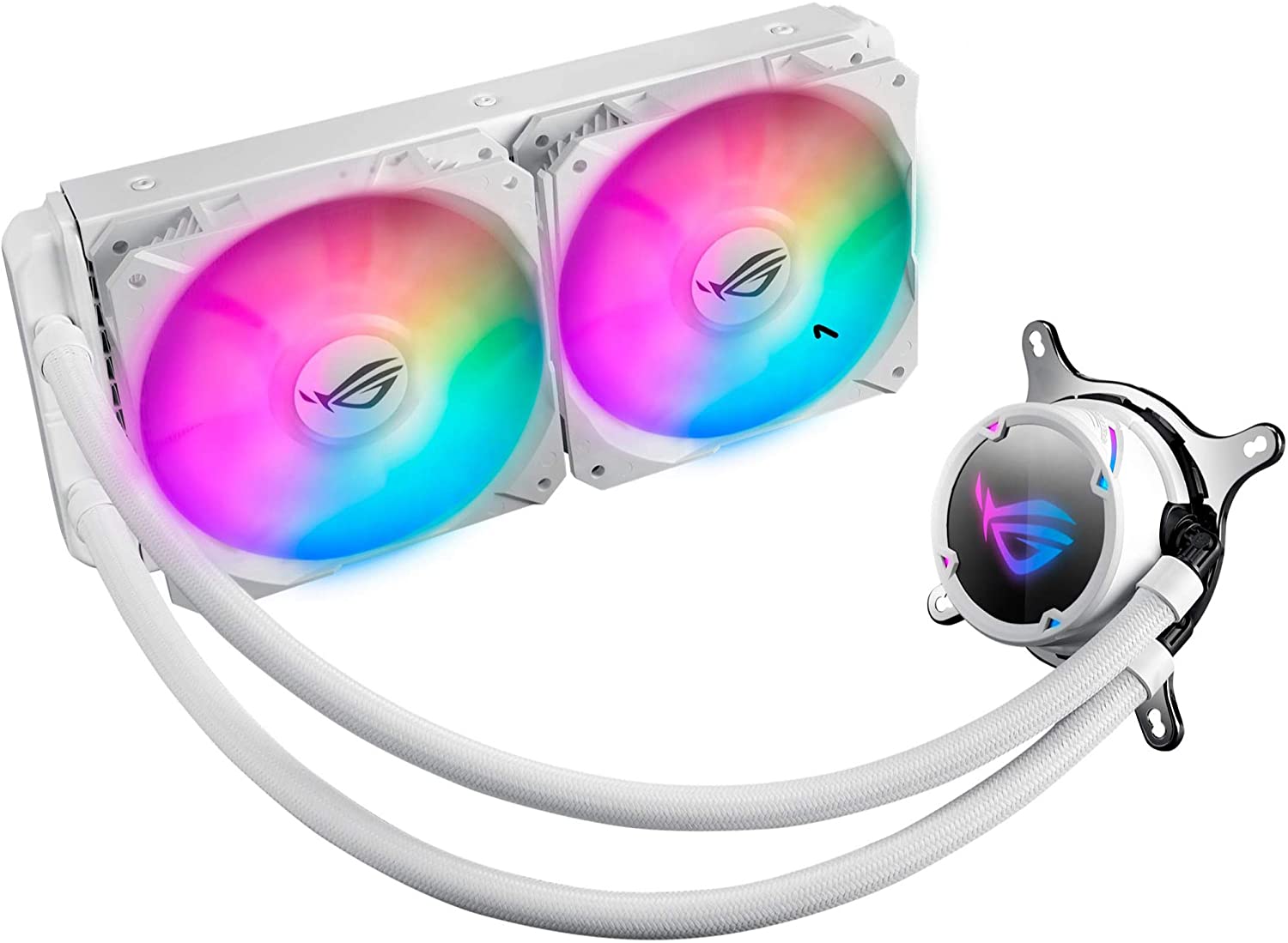 PC用ファン・クーラー ROG STRIX LC 240 RGB White Edition ROG Strix LC 240 RGB White Edition | AIO液冷クーラー | ROG Japan