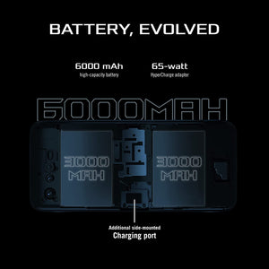 ASUS ROG PHONE 6 12+256 DUAL SIM BLACK SMARTPHONE-SMARTPHONE-Makotek Computers