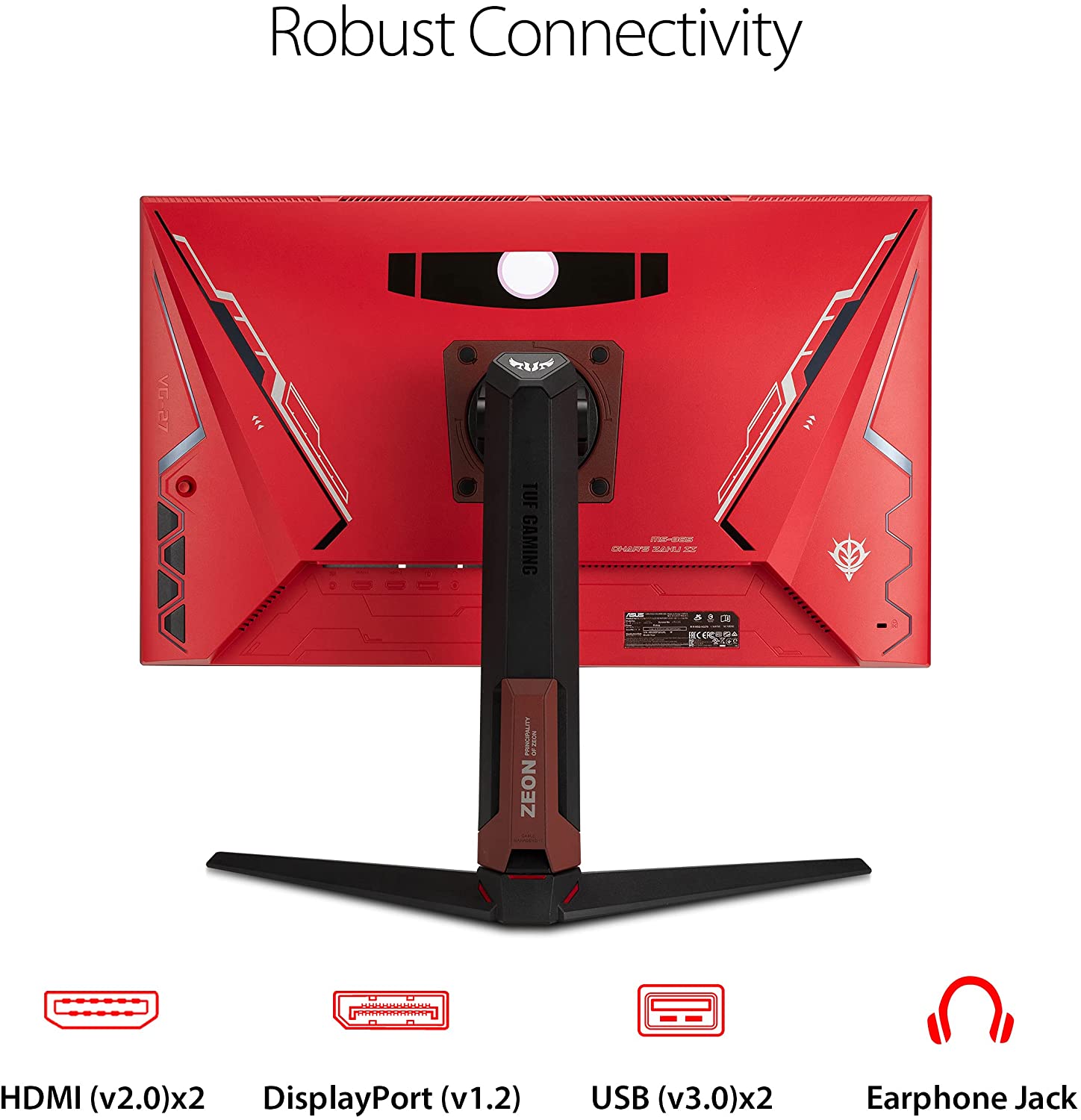 ASUS 機動戦士ガンダム VG27AQGL1A ZAKU II モニター TUF Gaming