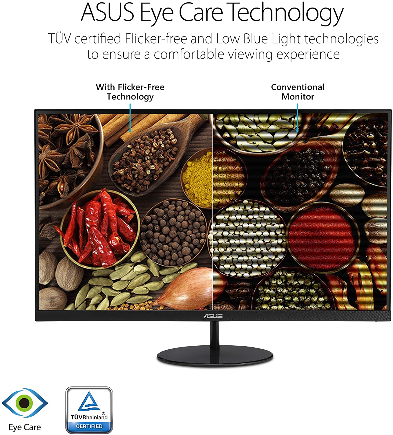 ASUS VL279HE 27" IPS LED MONITOR WLMNT (DB15, HDMI)-MONITOR-Makotek Computers