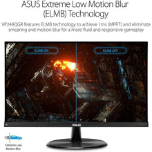 Load image into Gallery viewer, ASUS VP249QGR 23.8IN FHD IPS, FRAMELESS, 1MS MPRT, 144HZ, ADAPTIVE-SYNC (FREESYNC) GAMING MONITOR-MONITOR-Makotek Computers
