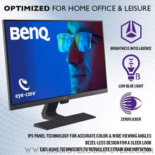 Load image into Gallery viewer, BENQ GW2780 STYLISH MONITOR WITH 27 INCH, 1080P, EYE-CARE TECHNOLOGY-MONITOR-Makotek Computers

