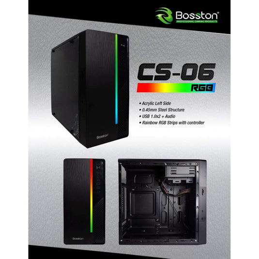 BOSSTON CS-06 WITH PSU 700W CASE-PC CASE-Makotek Computers